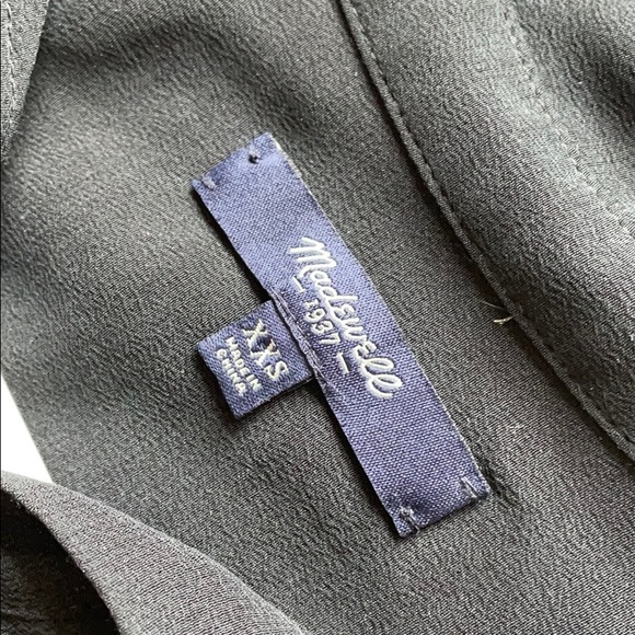 Madewell Silk Spotlight  Button Down Shirt - Picture 7 of 10